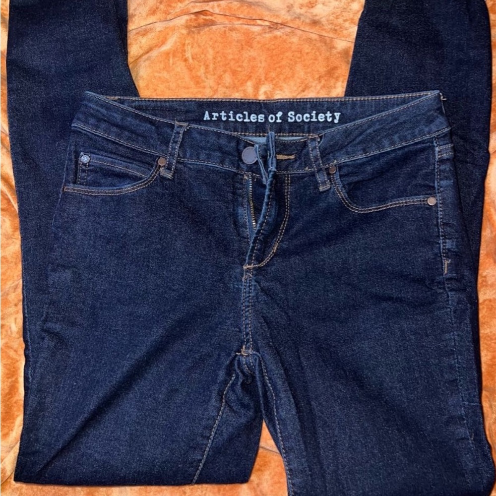 Articles of Society, Skinny Jeans Mid rise size 26 wash silver lake